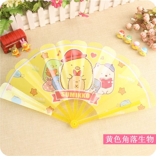 Fan Portable Portable Fan PP Hand Folding Corner Cute Travel Handheld Creature Mini Fan Mini 1PC Pocket
