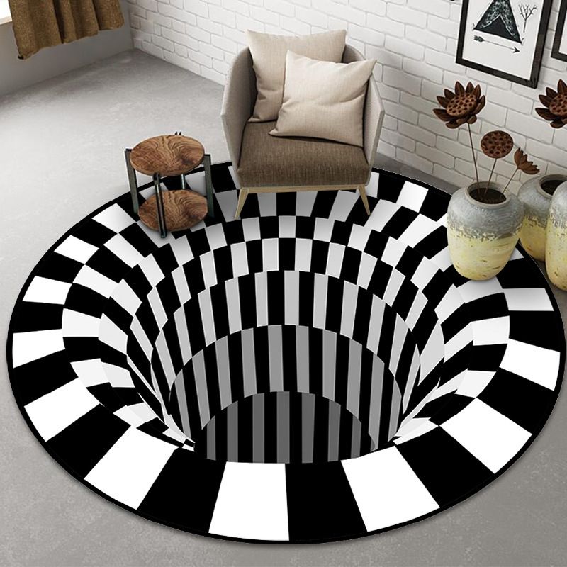 Stereo Vision Carpet Living Room Floor Mat, Size: 140x140cm