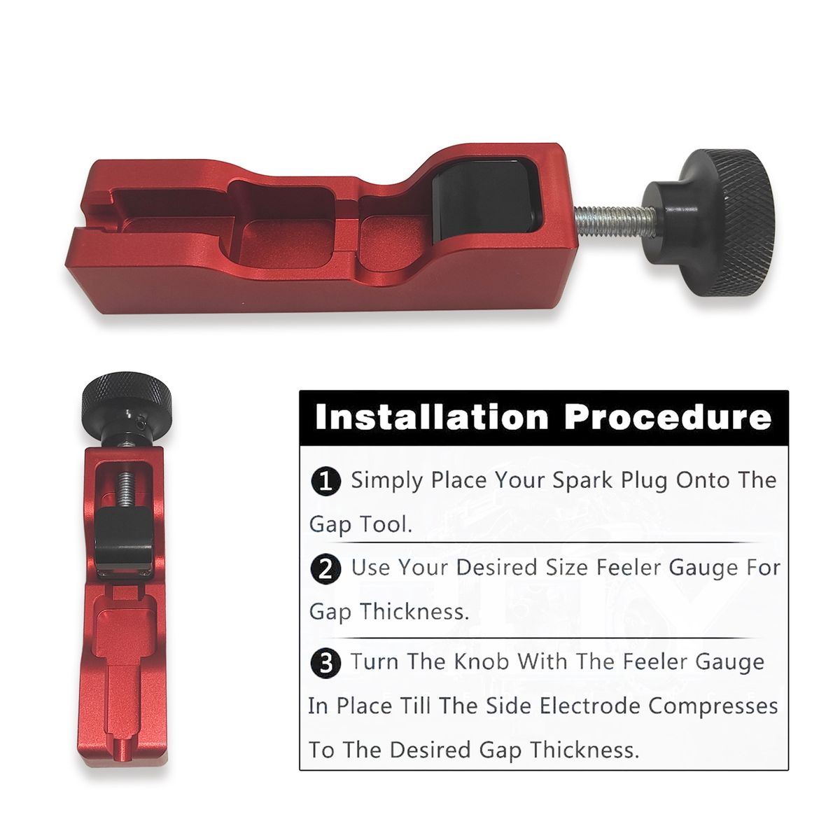Universal Spark Plug Gap Tool For Most 10mm 12mm 14mm 16mm