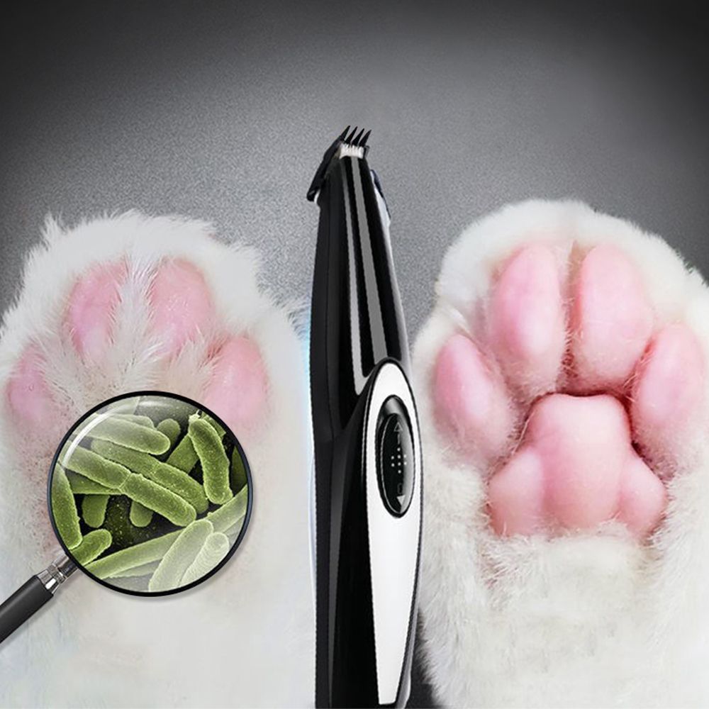 Low-Noise USB Rechargeable Dog Cat Foot Hair Trimmer Pet Grooming Tool Mini Electrical Hair Clipper