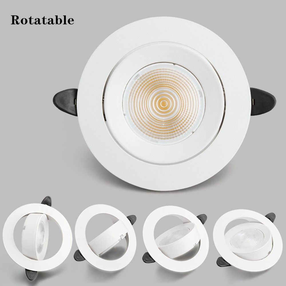 Slim Led Downlights Dimmable Led Ceiling Lamp 5W 10W 12W