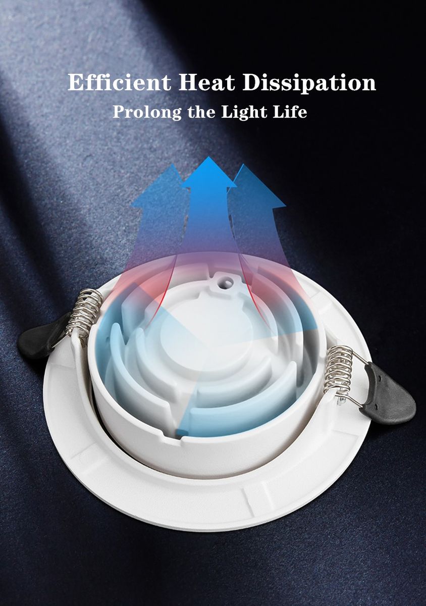Slim Led Downlights Dimmable Led Ceiling Lamp 5W 10W 12W