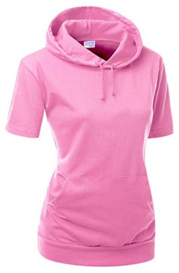 Flawless Female Hooded T-Shirt- Light Pink