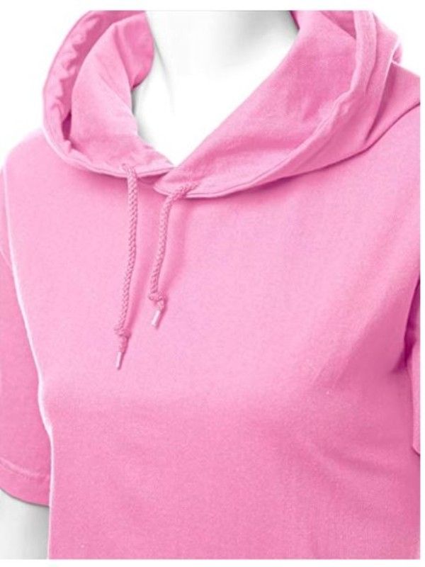 Flawless Female Hooded T-Shirt- Light Pink