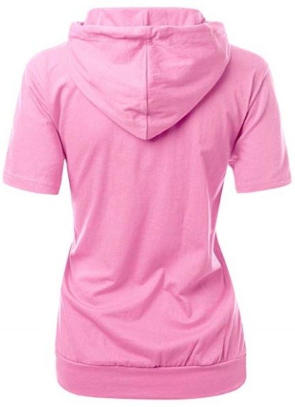 Flawless Female Hooded T-Shirt- Light Pink
