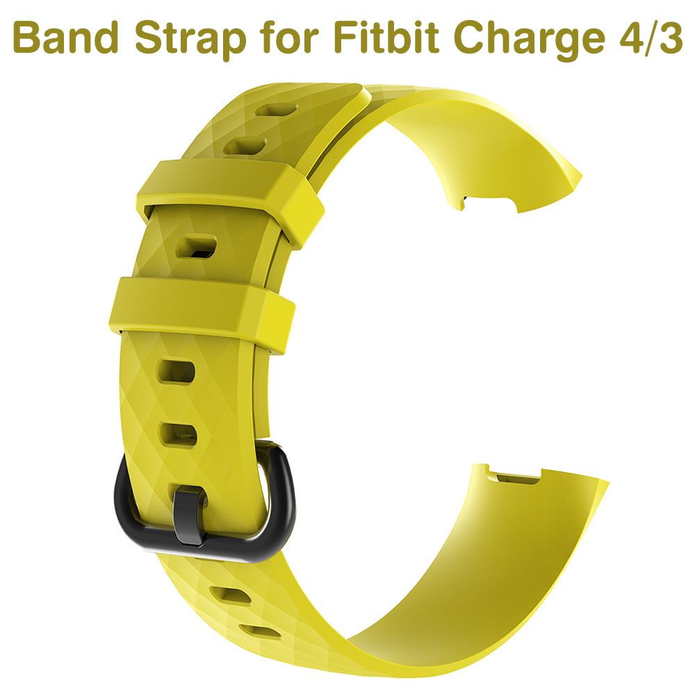 Small Wristband Strap For Fitbit Charge 4 Bands Replacement For Fitbit Charge 3 SE Smartwatch Fitness Watchband Sport Yellow