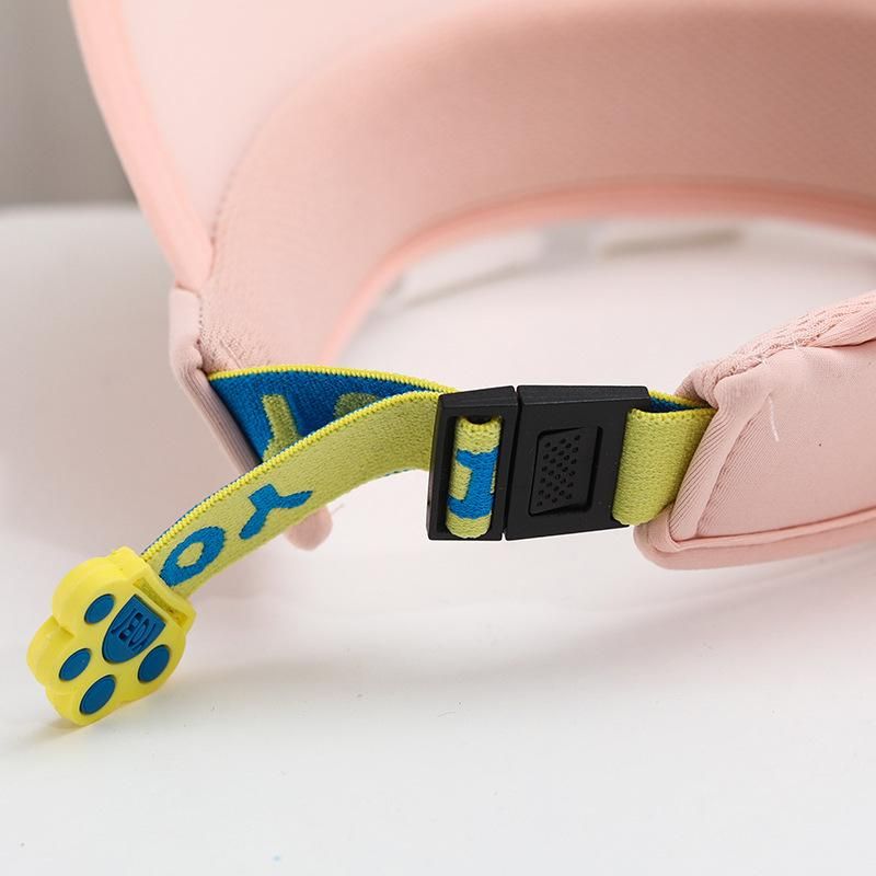 Kids Hats with Fan USB Rechargeable Cartoon Sun Protection Adjustable Visors Cap