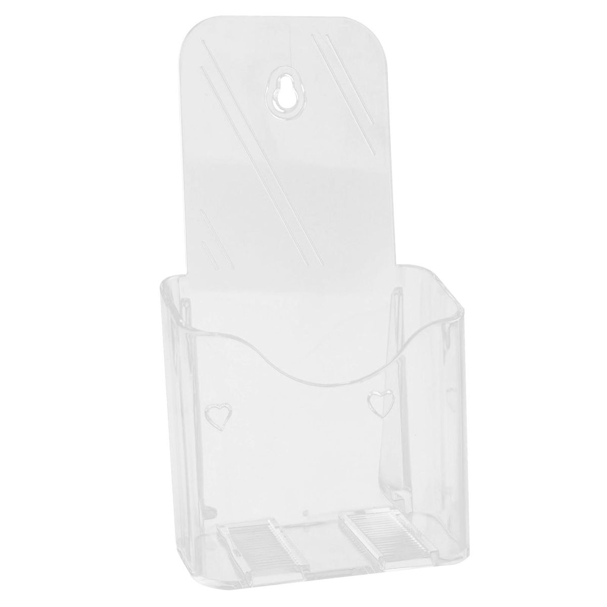 Sturdy Flyer Stand Acrylic Brochure Holder Set Versatile for Flyers Transparent