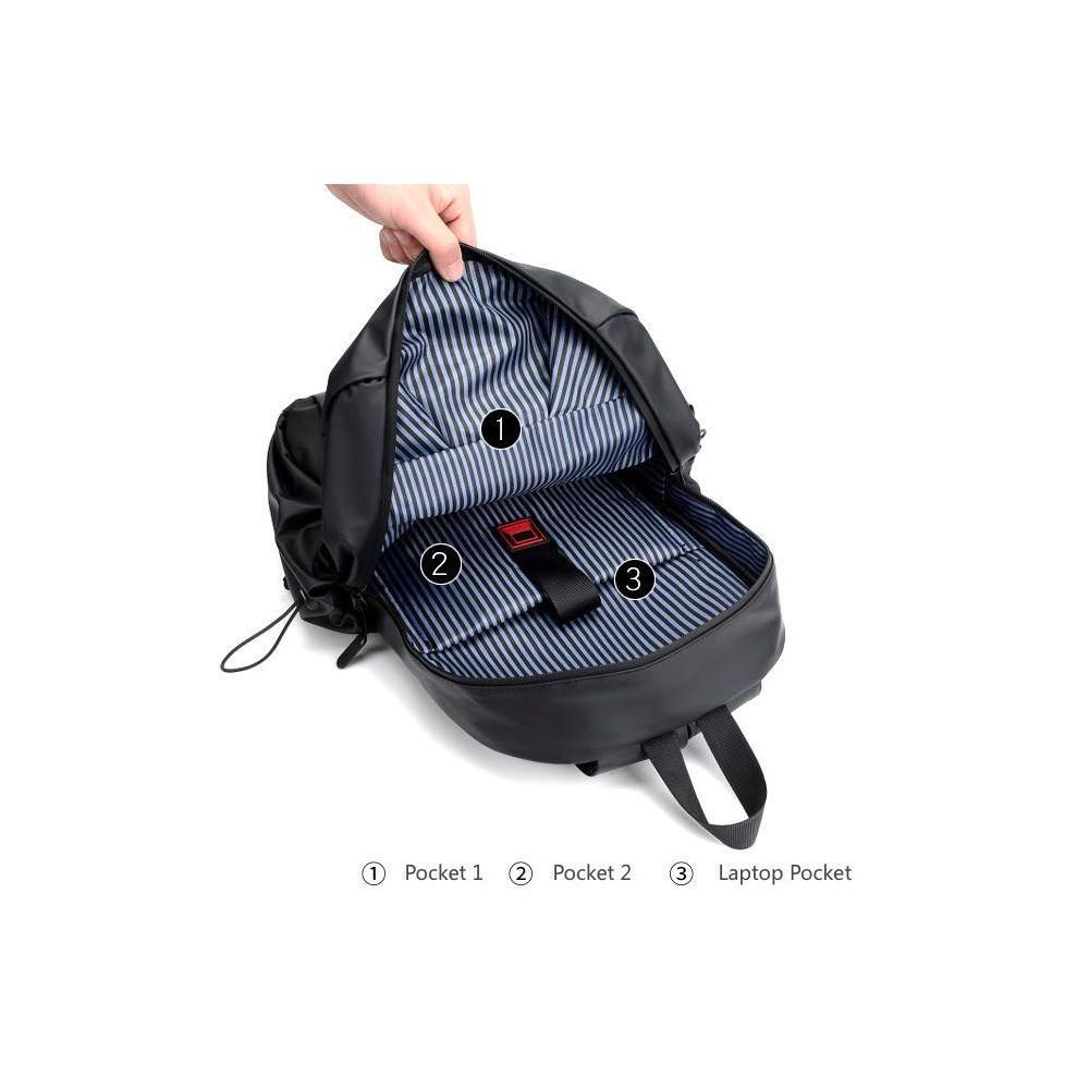 Travel Laptop Backpack, Business Anti Theft Slim Durable Laptops Backpack with U