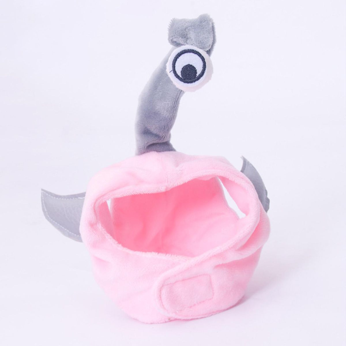 Dog Headdress One-Eyed Beast Head Coverings Hat Pink