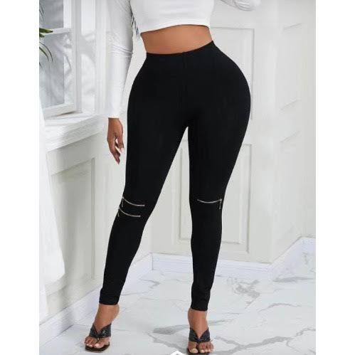 Very Thick Leggings With Zips For Ladies - Original Leggings