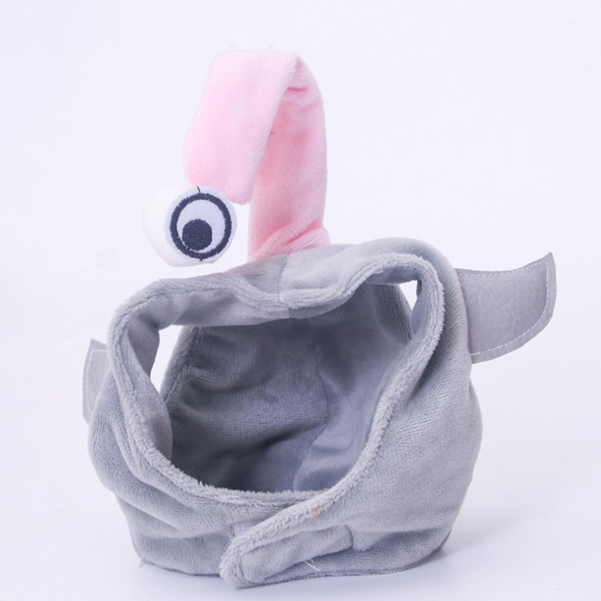 Pet Hat One-Eyed Beast Head Coverings Hat Grey