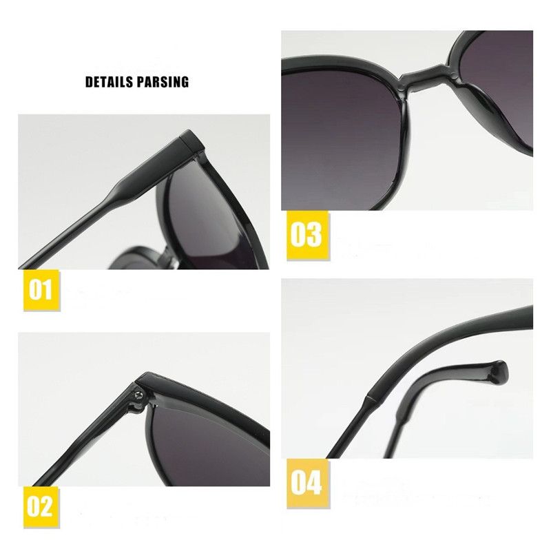 UV400 Cat Eye Sunglasses Coating Mirror Sexy Sun Glasses -#1