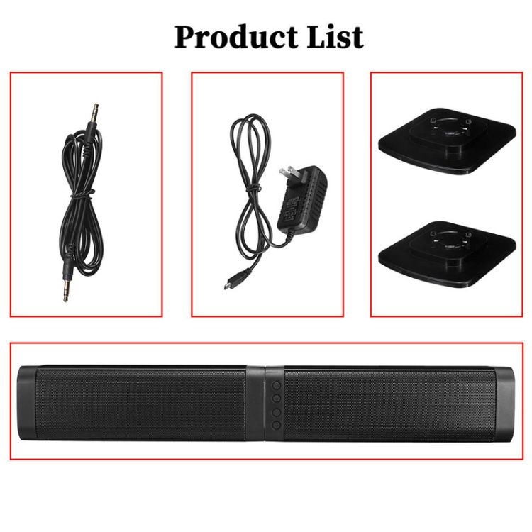 BKS-33 Home Bluetooth Speaker 3D Stereo Effect Soundbar