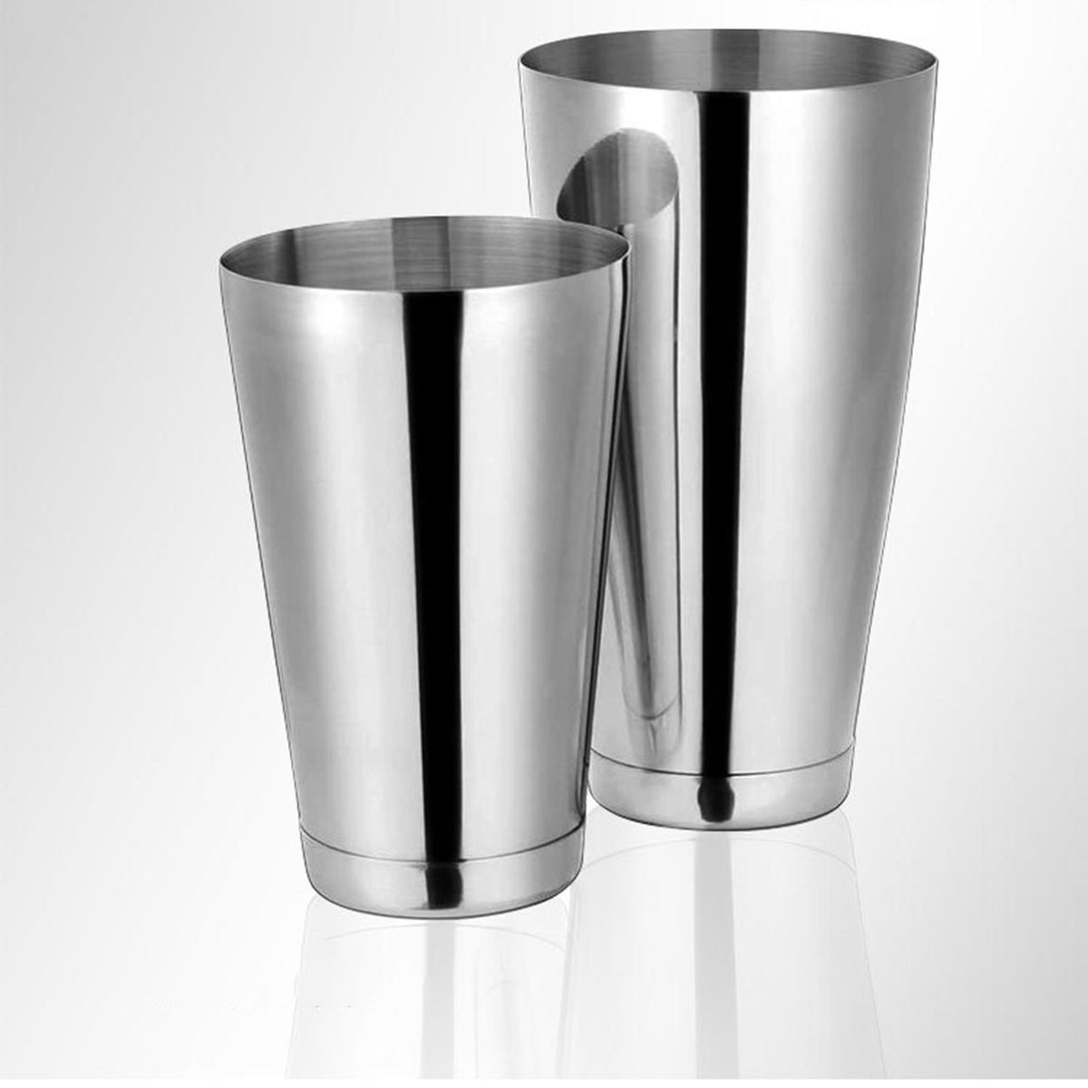 Cocktail Shaker Multi-purpose Mirror Surface Shaker Cup Silver