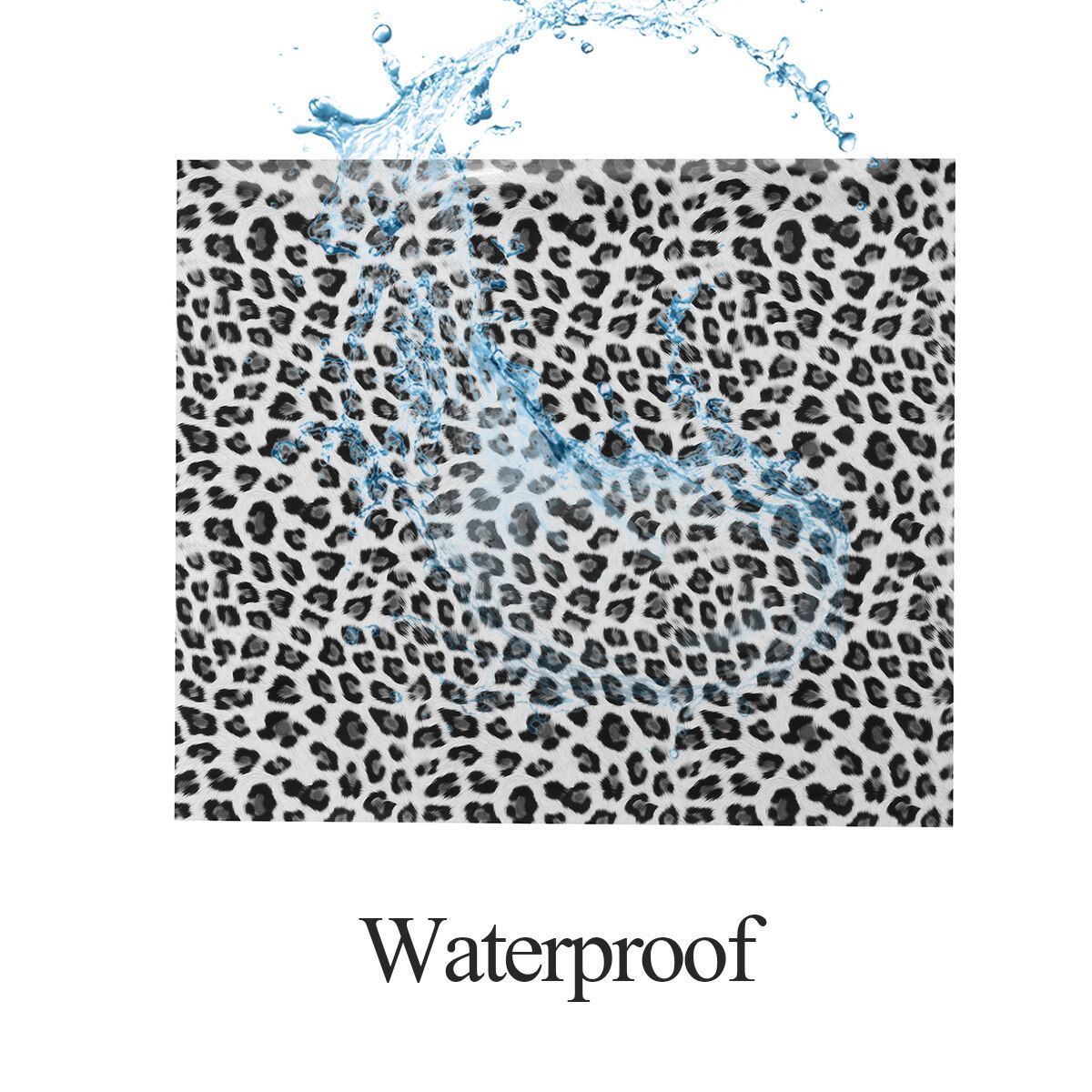 10PCS Leopard Print PU Heat Press Transfer Vinyl Film Paper T Shirt HTV Garment DIY