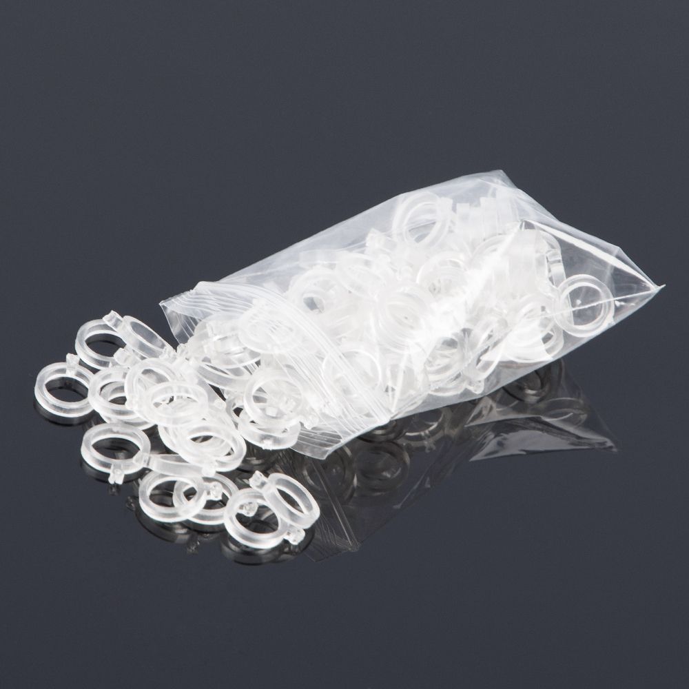100Pcs Fishing Pellet Bands For Bait Elastic Transparent