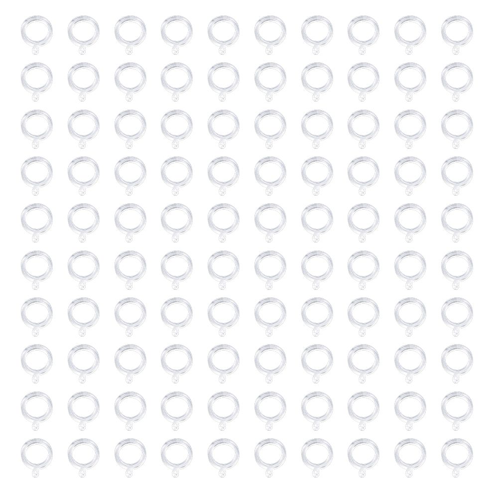 100Pcs Fishing Pellet Bands For Bait Elastic Transparent