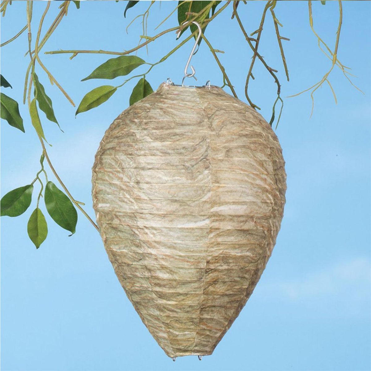 Wasp Nest Lantern Wasp Nest Decoy Waterproof Realistic Wasp Brown