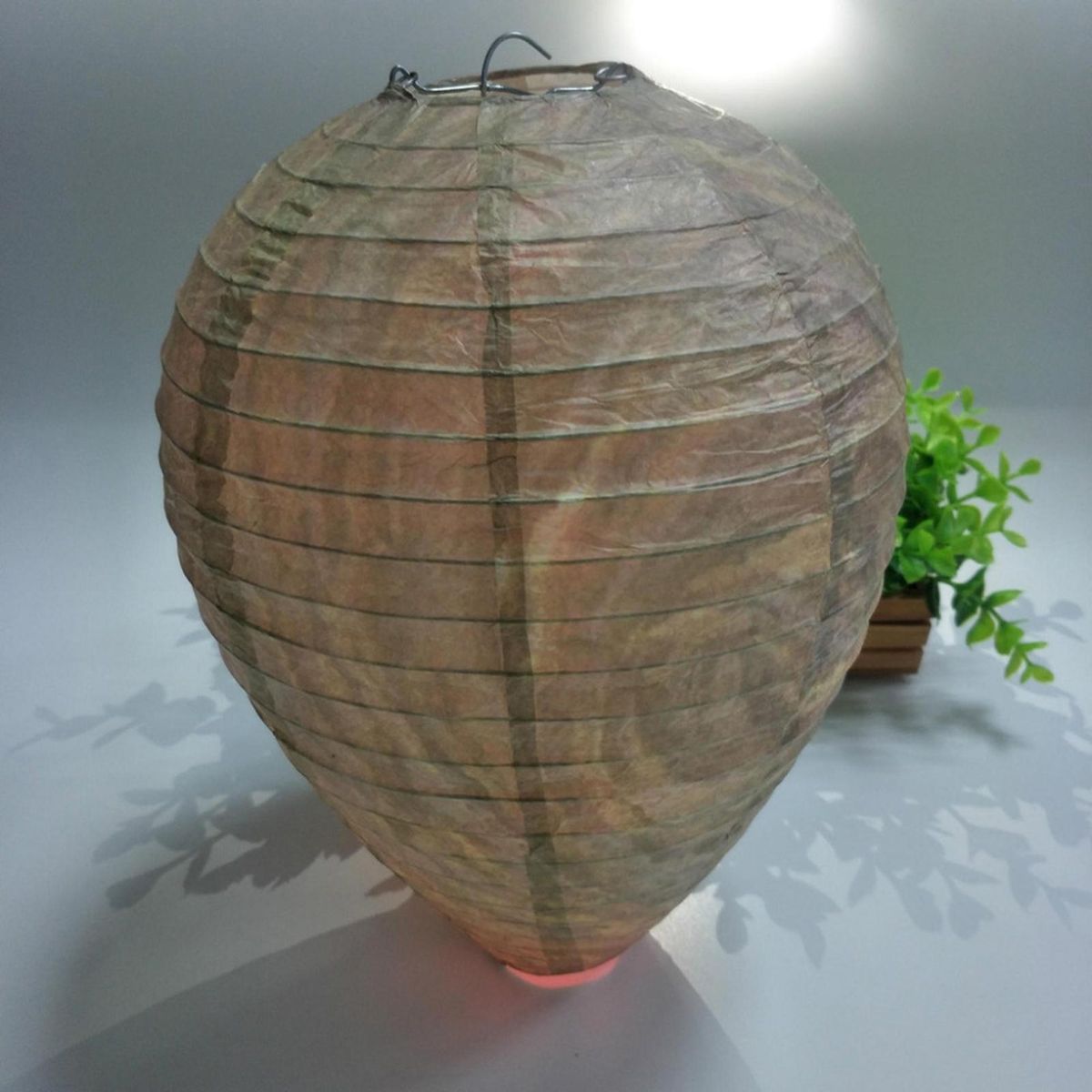Wasp Nest Lantern Wasp Nest Decoy Waterproof Realistic Wasp Brown