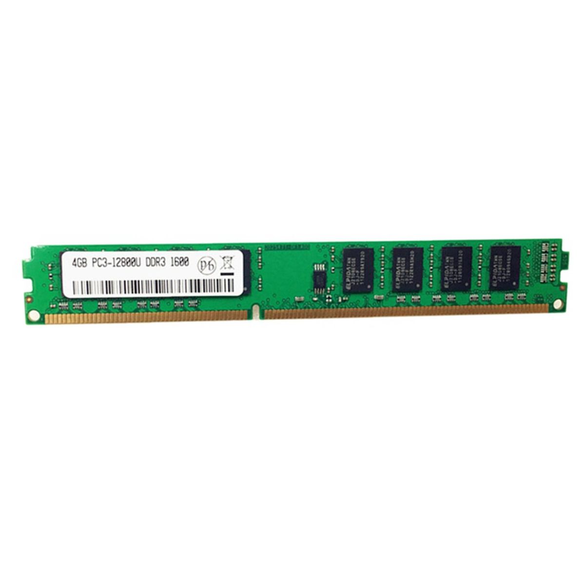 4GB DDR3 Memory Ram 1.5V 1600MHz PC3-12800U 240 Pin DIMM Desktop RAM Memory for Intel AMD Computer Memory