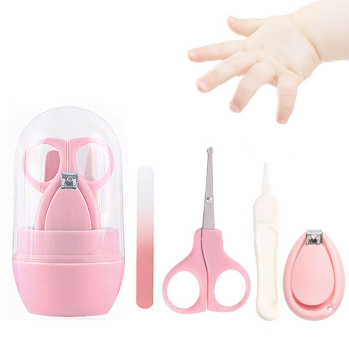 Baby Nail Kit Baby Nail Care Set With Storage Case Baby Nail