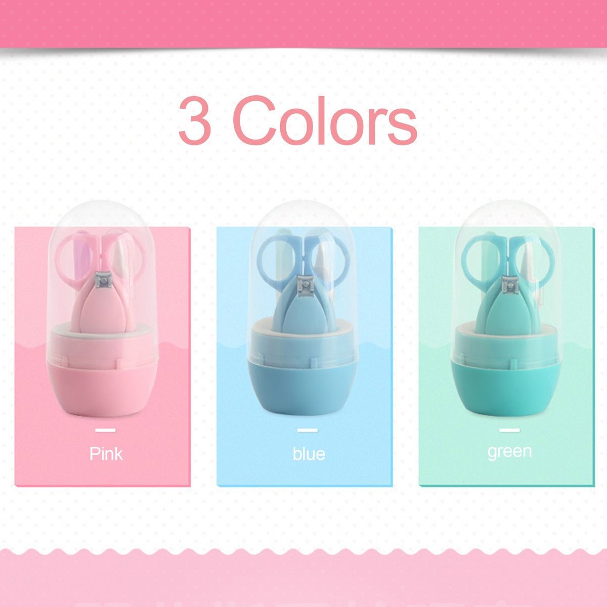 Baby Nail Kit Baby Nail Care Set With Storage Case Baby Nail