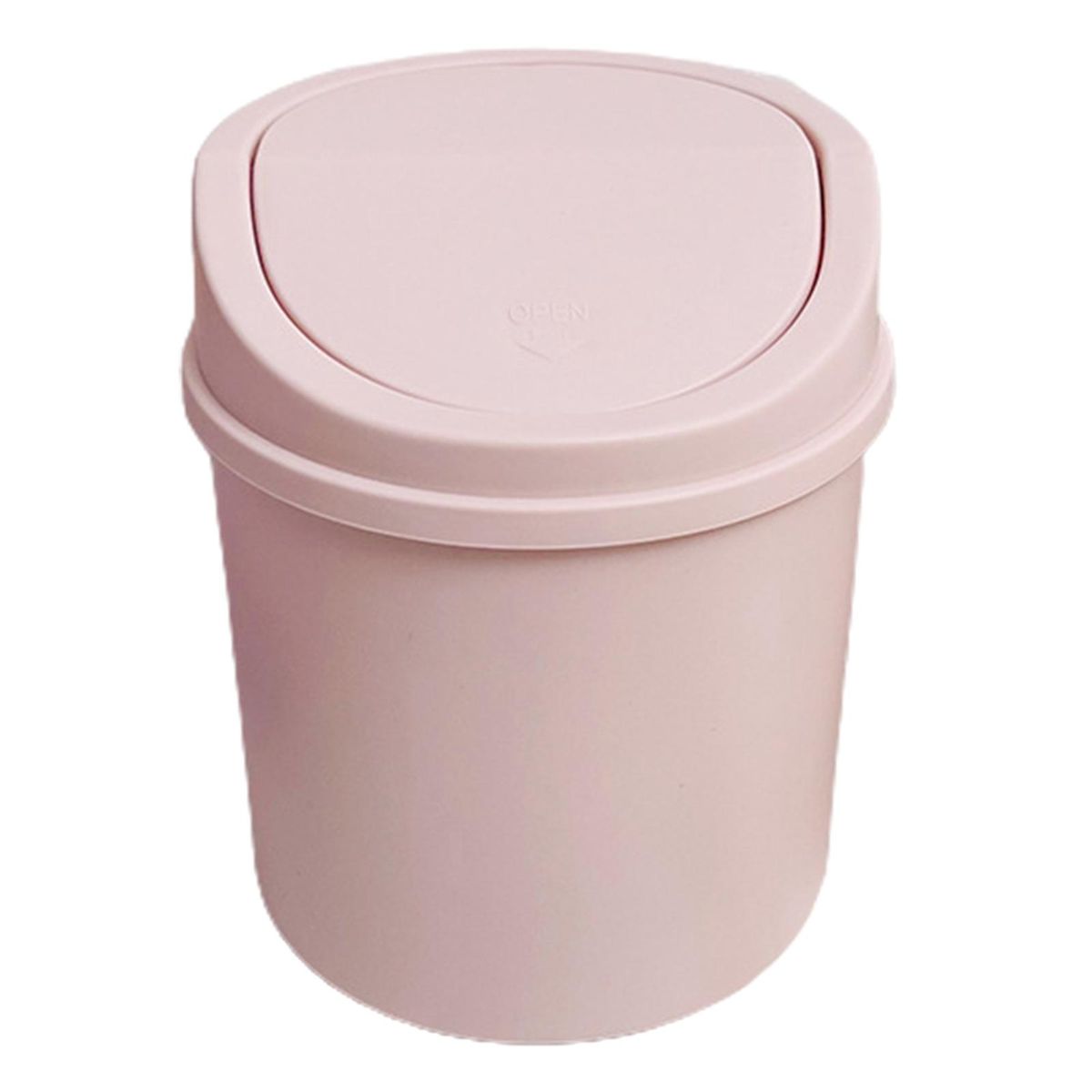 Garbage Can Pencil Holder Storage Bin Pink