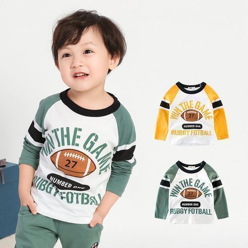 100% Cotton Kid Fashion Dinosaur Print Long Sleeve T-Shirt