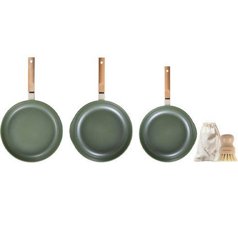 Roychen Induction IH Non-stick Healthy Ceramic Pan Set 3pcs