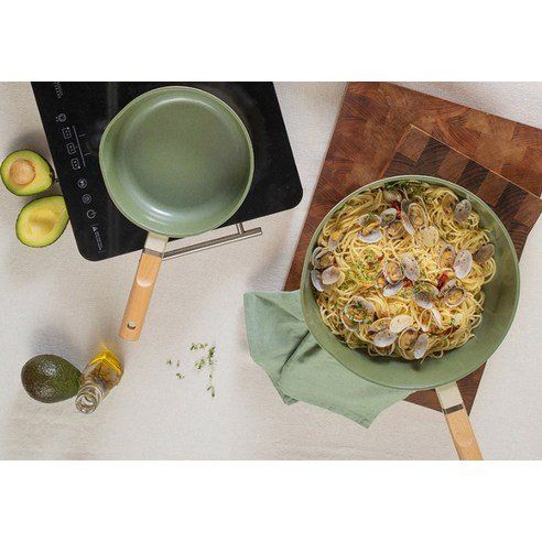 Roychen Induction IH Non-stick Healthy Ceramic Pan Set 3pcs