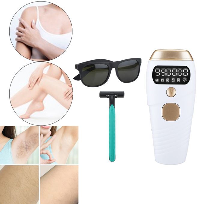 Hair Removal Device 2 Modes Permanent For Whole Body Arm Leg White