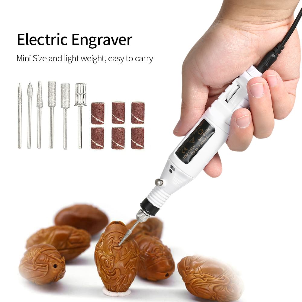 14pcs 100V-240V Mini Electric Grinder Drill Tool Variable
