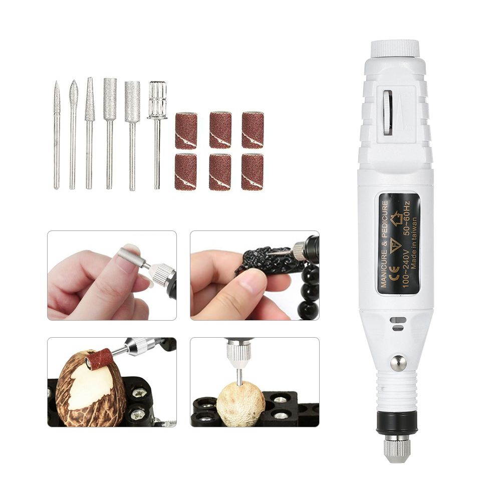 14pcs 100V-240V Mini Electric Grinder Drill Tool Variable