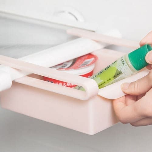 Fridge Space Saving Storage - Pink