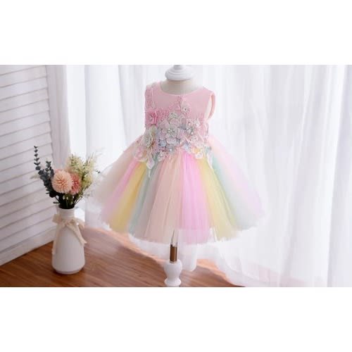 Girl's Full Moon Gown - Pink