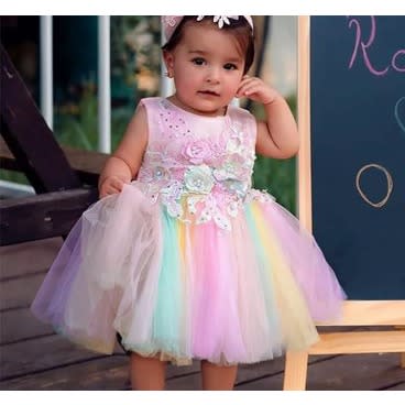 Girl's Full Moon Gown - Pink