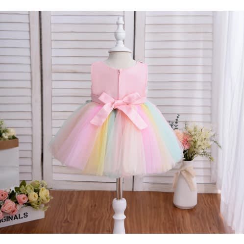 Girl's Full Moon Gown - Pink