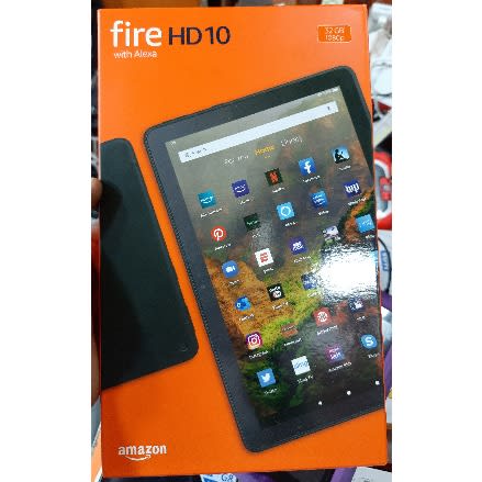 Amazon Fire Hd 10" -32GB ROM - 2GB RAM Educational Kids Tablet + Blue Proof Case