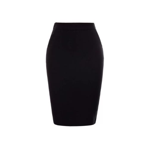 Ladies Body Con Pencil Skirt- Black
