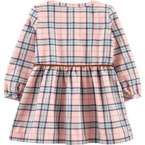 Toddler Girls Plaid Shirt Dress
