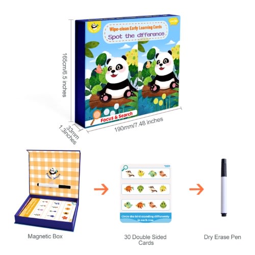 Early Learning Education Flash cards: Spot The Difference