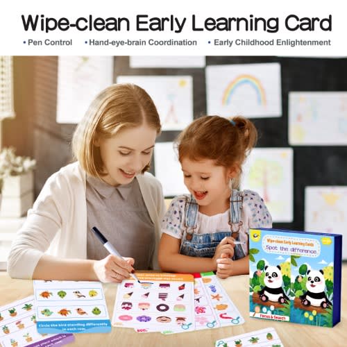 Early Learning Education Flash cards: Spot The Difference