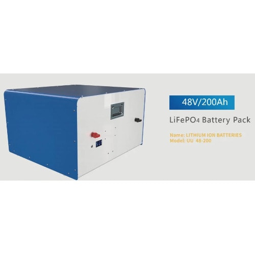 48v 200ah Lifepo4 Lithium Solar Battery With Bms Built-in