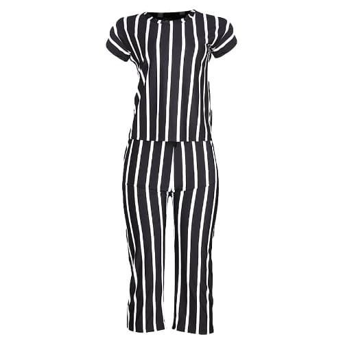 Striped Top & Capri Trouser