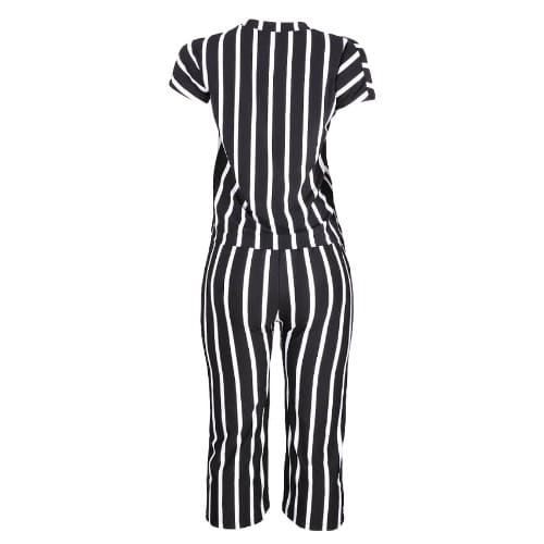 Striped Top & Capri Trouser