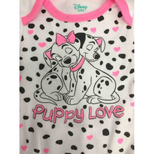 101 Dalmatian Baby Girl  Bodysuit -2 Pack