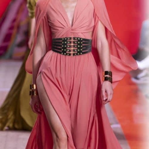 High-end  Wide Corset Pu Leather Belt
