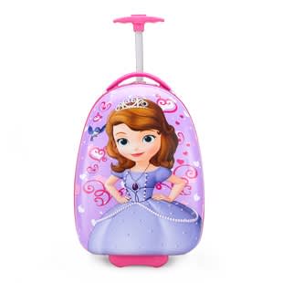 Sofia 2 Wheels Plastic Trolley School Bag-pink - Big Size