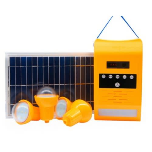 Solar Rechargeable Light With Radio + Super-bright Florescent